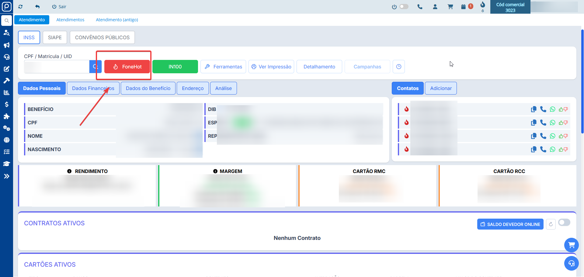 Novo campo “pessoas relacionadas” na higienização de contatos